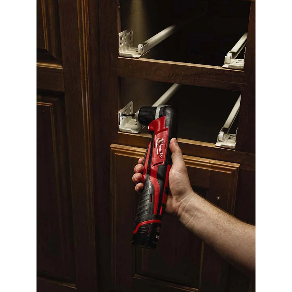 Milwaukee 12V Cordless M12 3/8" Chuck 800 RPM 100"/lb Torque Right Angle Drill Driver - Tool Only - Image 3