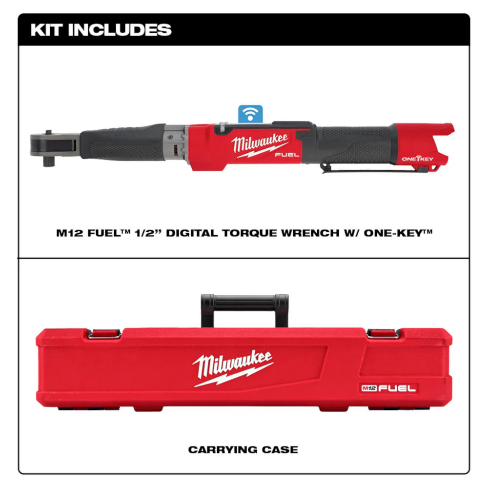 Milwaukee M12 FUEL™ 1/2" Digital Torque Wrench with ONE-KEY™ - Image 2