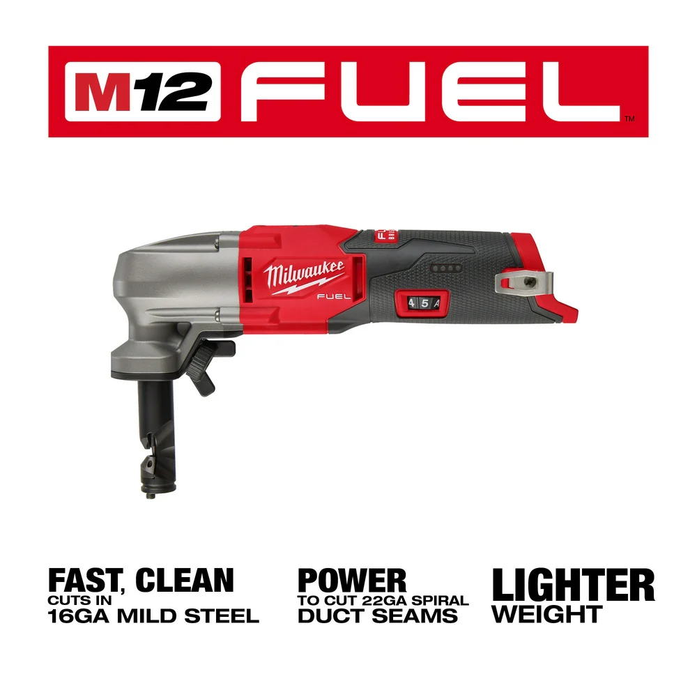 Milwaukee M12 FUEL 16 Gauge Nibbler - Tool Only - Image 3