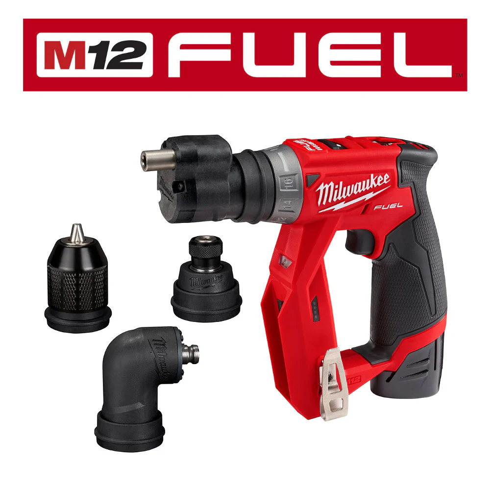 Milwaukee M12 FUEL Cordless Installation Drill/Driver Kit - Image 13