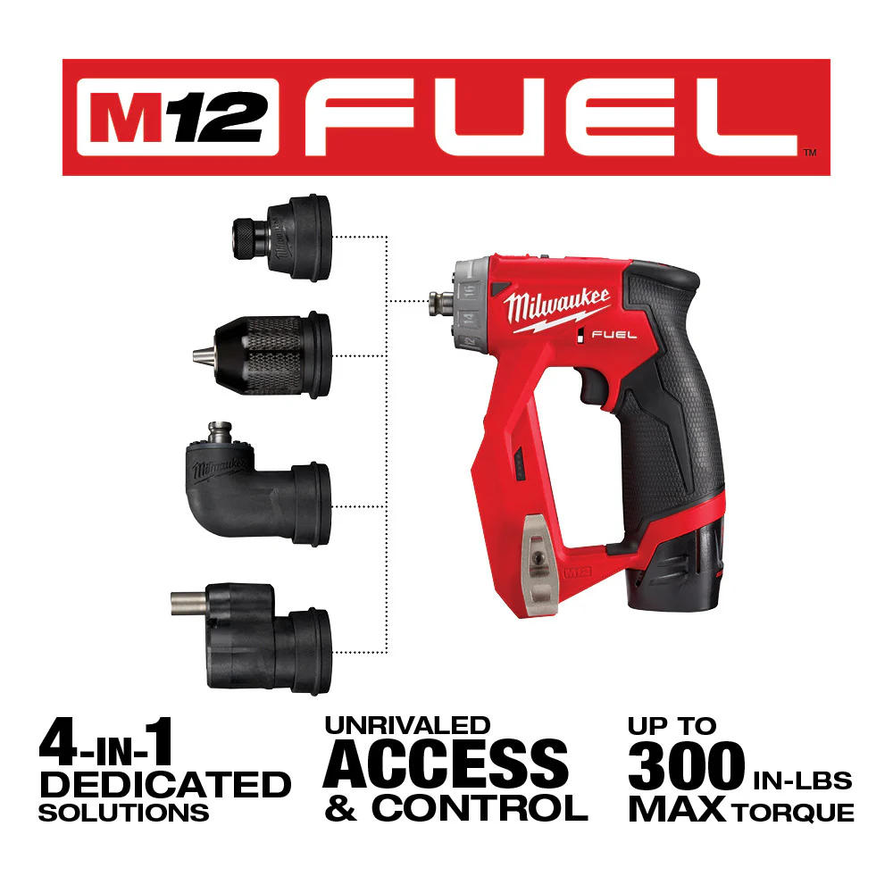 Milwaukee M12 FUEL Cordless Installation Drill/Driver Kit - Image 3