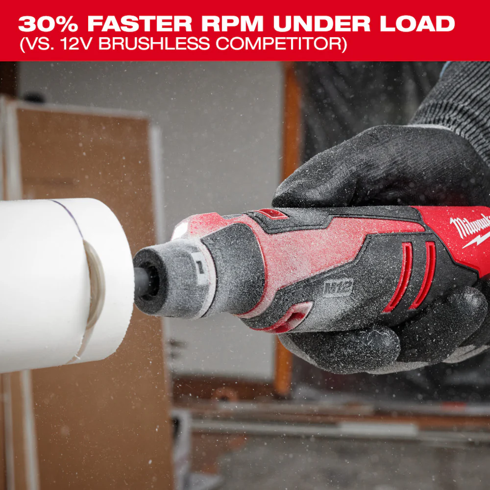 Milwaukee M12 Brushless Rotary Tool (Tool Only) - Image 3