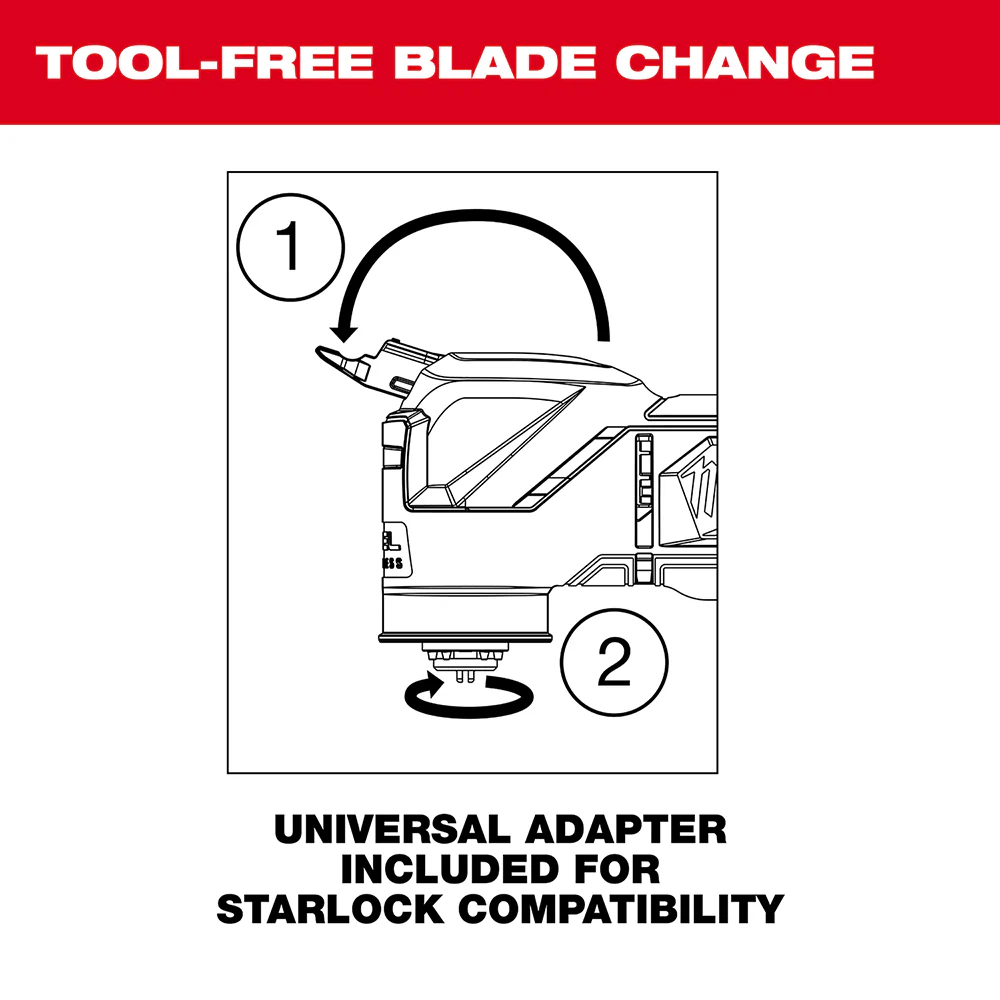 Milwaukee M12 FUEL Cordless Oscillating Multi-Tool Kit - Image 8