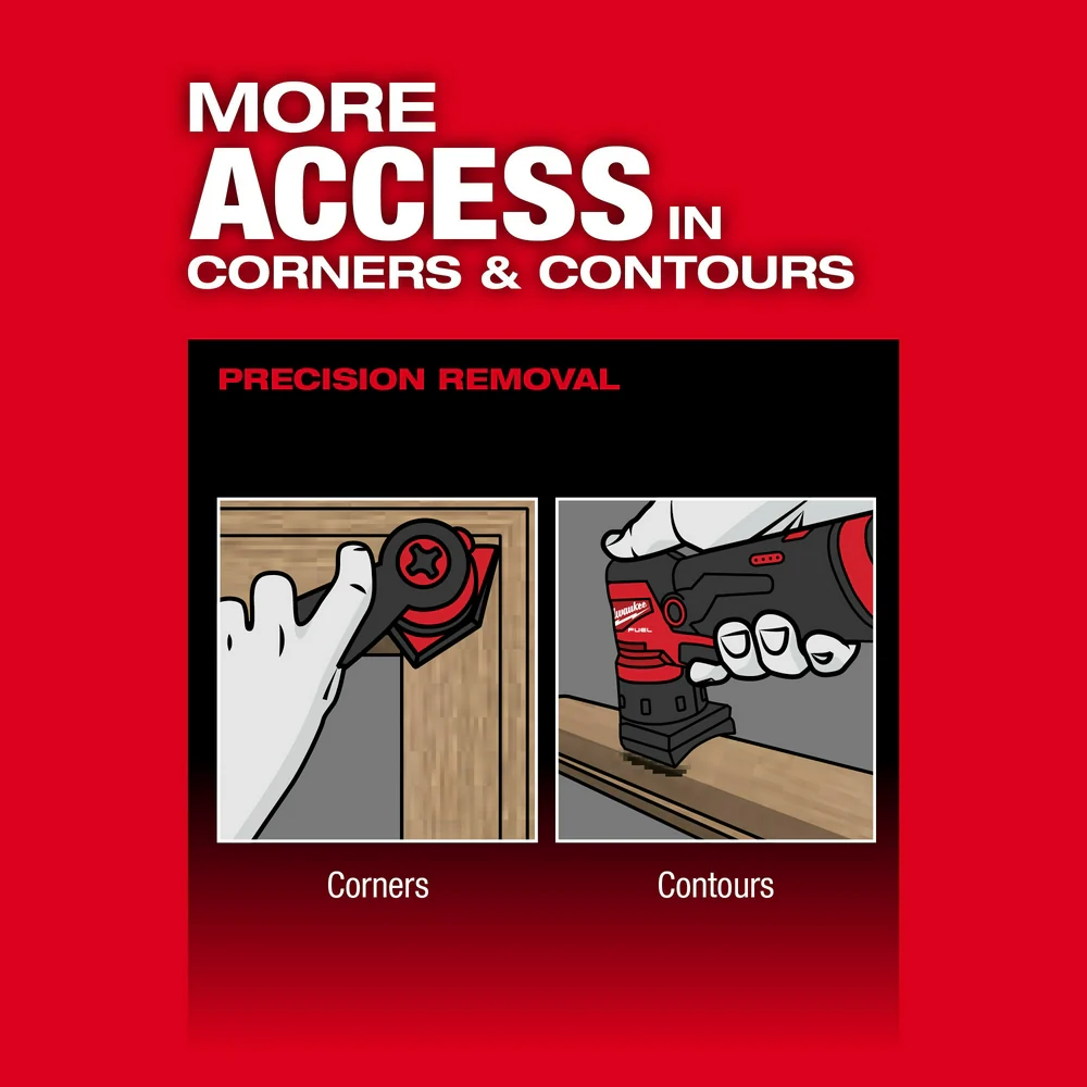 Milwaukee M12 FUEL Cordless Orbital Detail Sander - Tool Only - Image 7