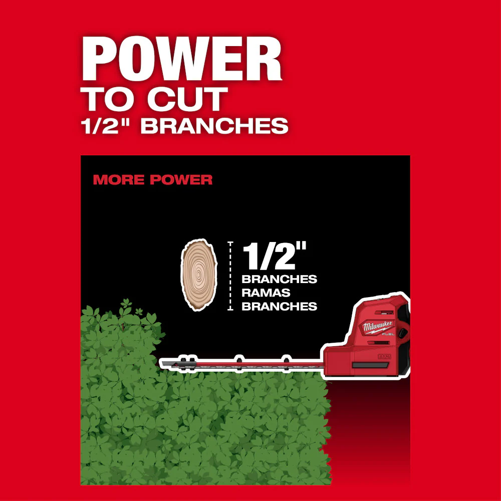 Milwaukee M12 FUEL 8" Hedge Trimmer Kit - Image 6