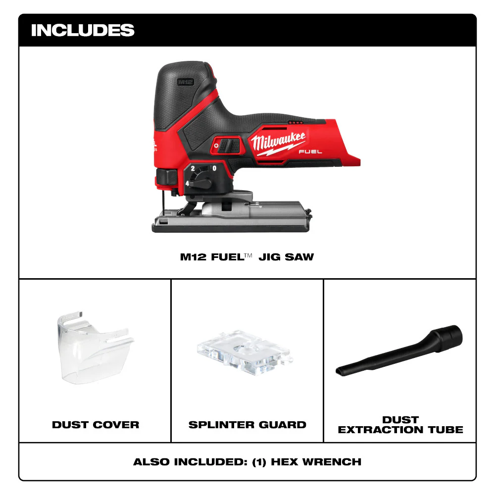 Milwaukee M12 FUEL™ Jig Saw - Tool Only - Image 2