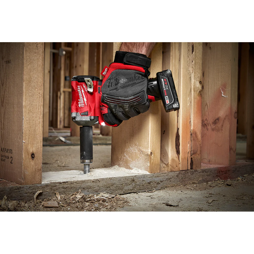 Milwaukee M12 FUEL Cordless Stubby 3/8" Impact Wrench  - Tool Only - Image 10