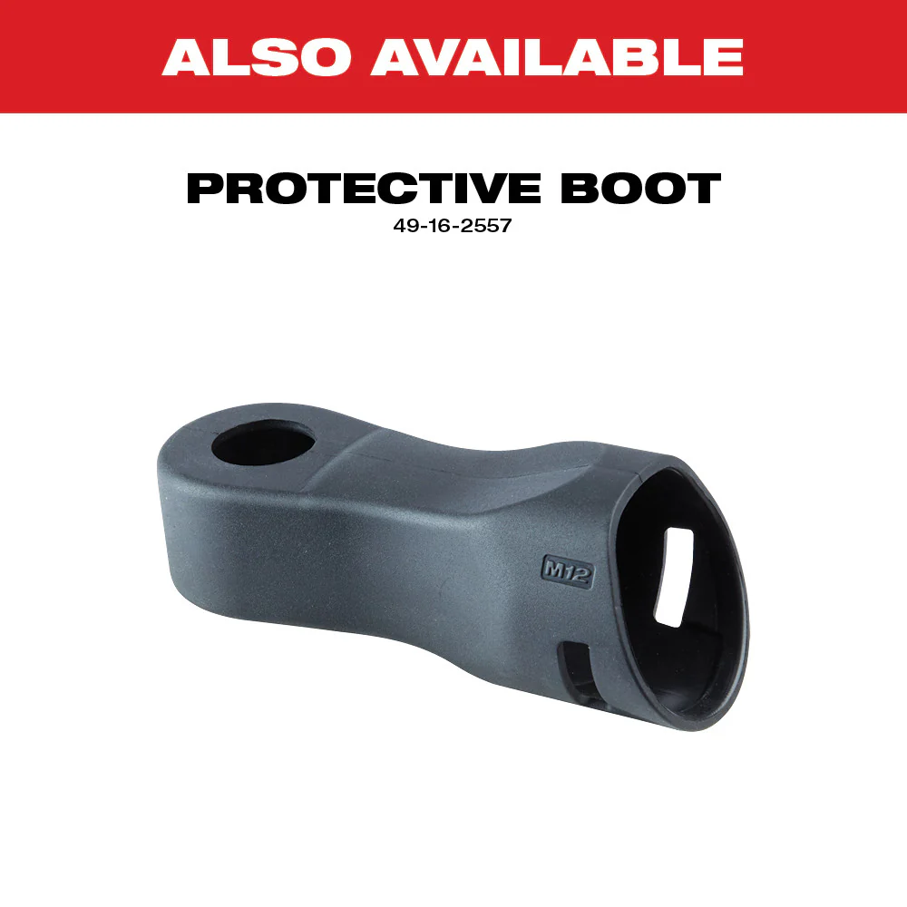 Milwaukee M12 FUEL Cordless 3/8" Ratchet Two Battery Kit - Image 14