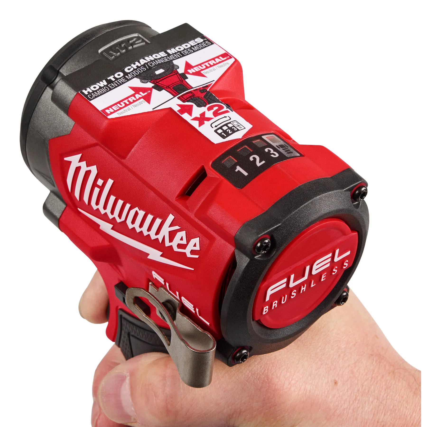 Milwaukee M12 FUEL™ Stubby 3/8" Impact Wrench 2 Battery Kit - Image 8