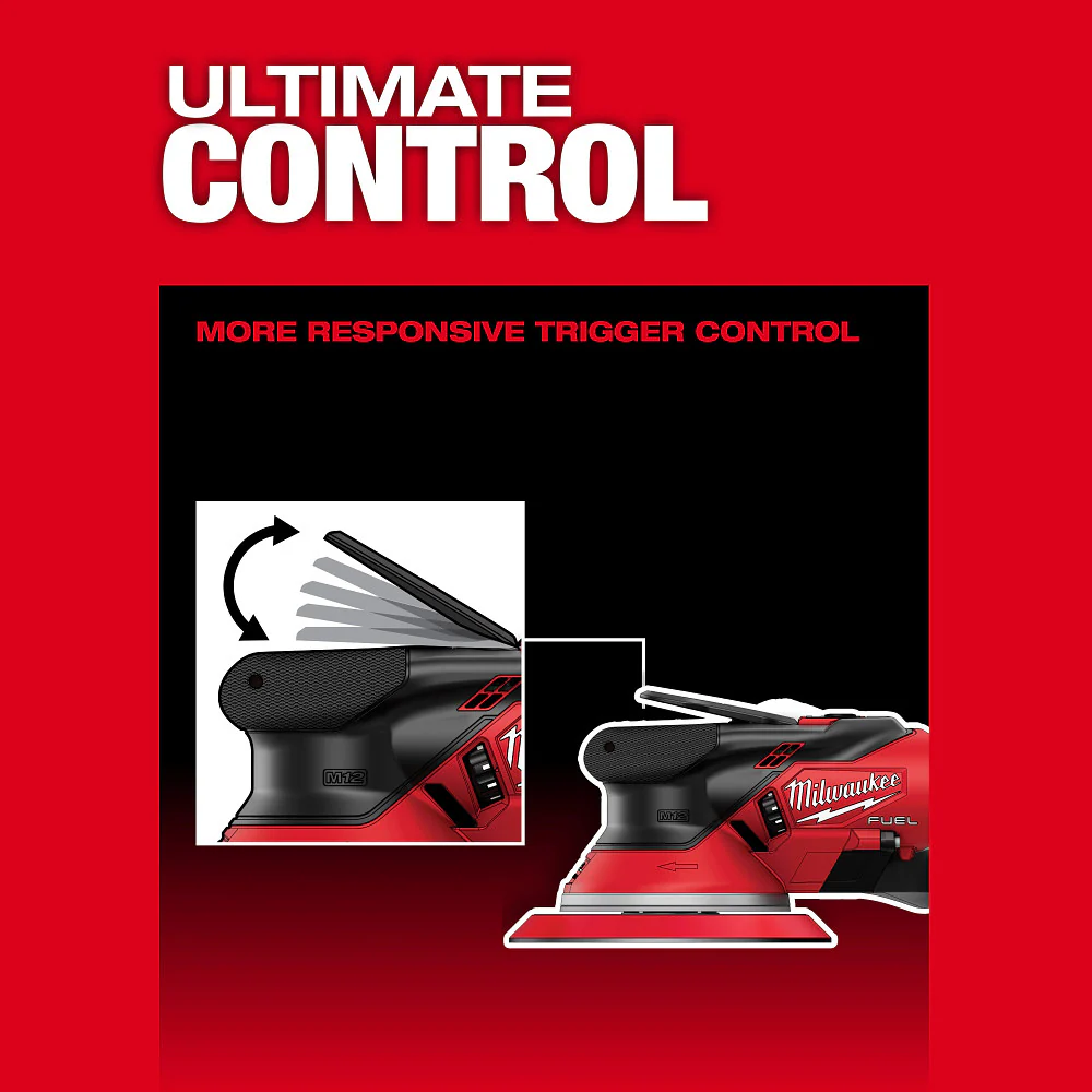 Milwaukee M12 FUEL™ 6" Random Orbital Sander Kit (3/16") - Image 7