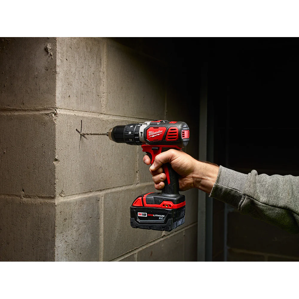 Milwaukee M18 Cordless Compact 1/2" Hammer Drill Driver - Tool Only - Image 3