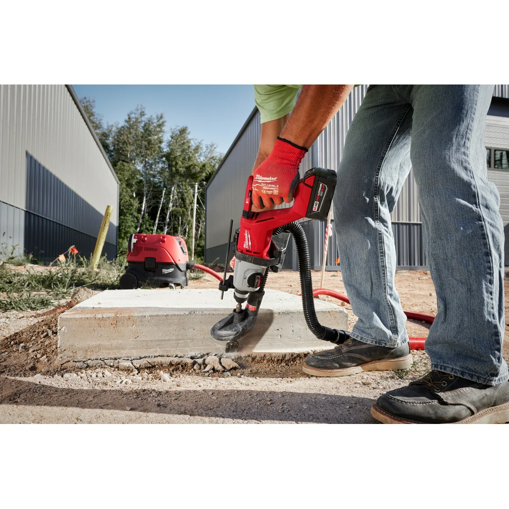 Milwaukee M18 Brushless 1" SDS Plus D-Handle Rotary Hammer - Tool Only - Image 9