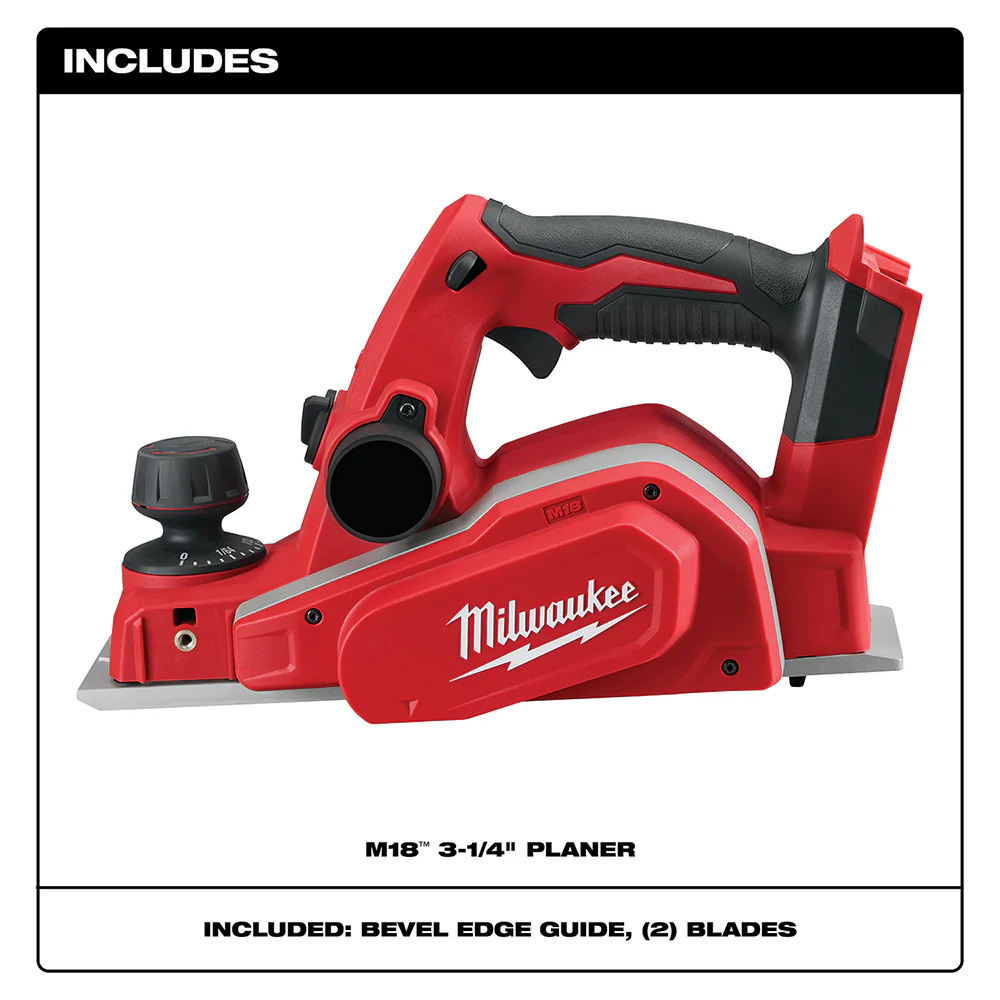 Milwaukee M18 Cordless 3-1/4" Planer-Tool Only - Image 2
