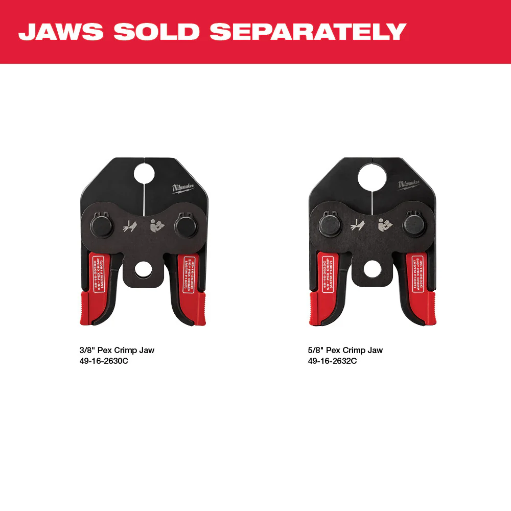 Milwaukee M18 Cordless Short Throw Press Tool Kit with PEX Crimp Jaws - Image 5