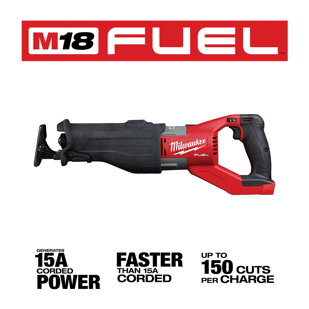 Milwaukee M18 FUEL Cordless SUPER SAWZALL Reciprocating Saw - Tool Only - Image 2