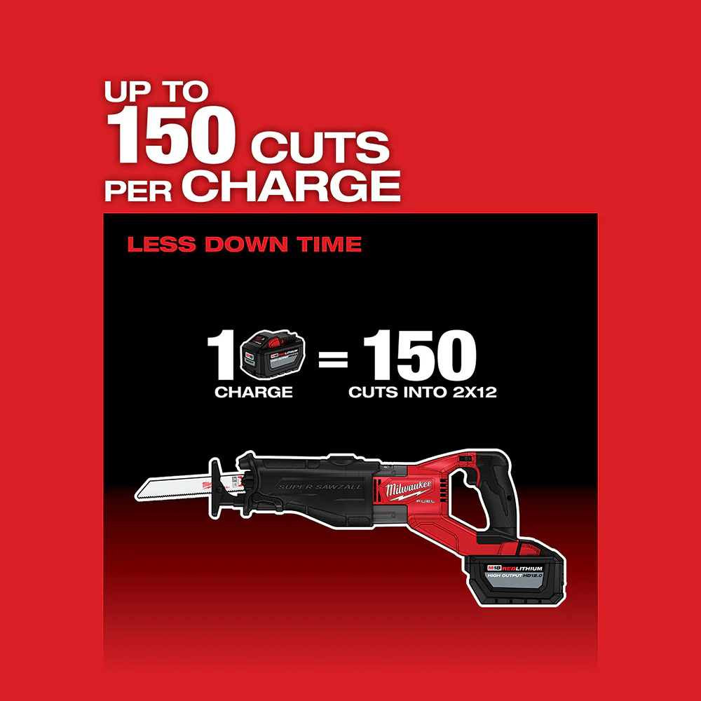 Milwaukee M18 FUEL Cordless SUPER SAWZALL Reciprocating Saw - Tool Only - Image 5
