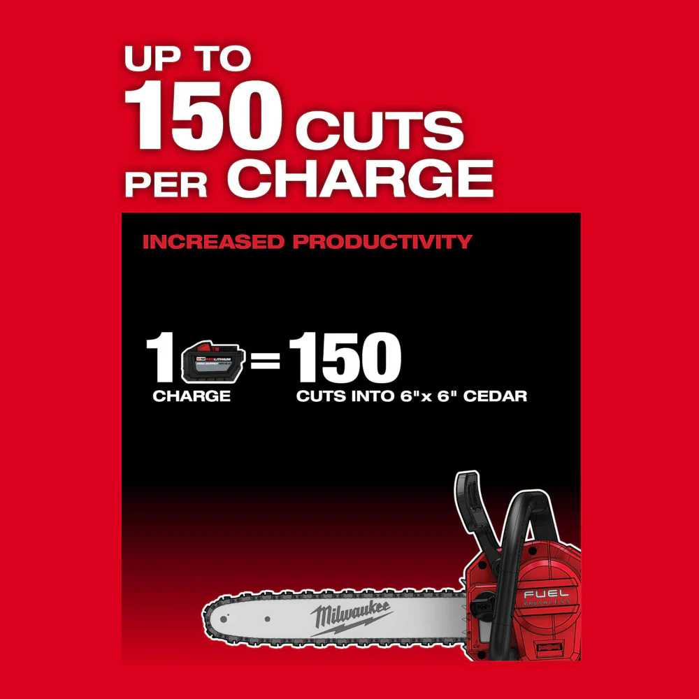 Milwaukee M18 FUEL Cordless 16" Chainsaw - Tool Only - Image 6