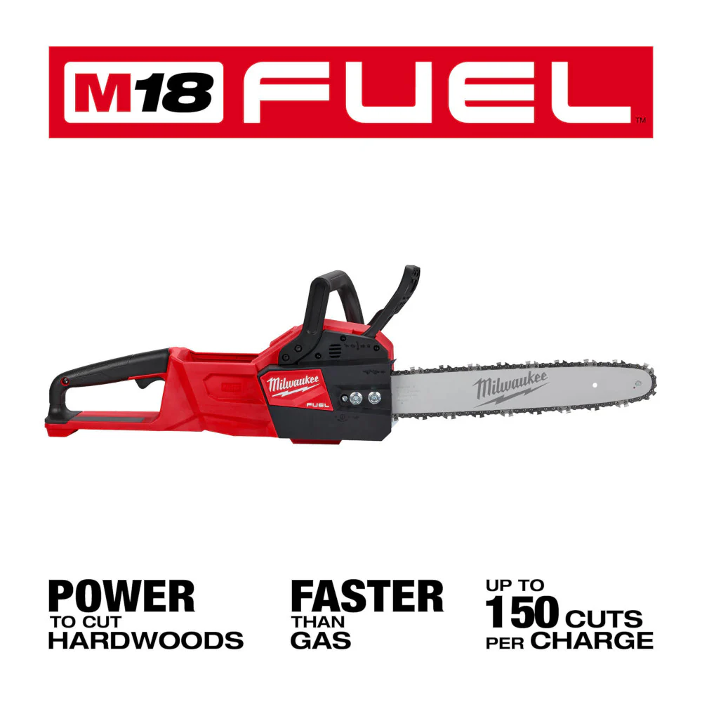 Milwaukee M18 FUEL™ Cordless 14" Chainsaw - Tool Only - Image 2