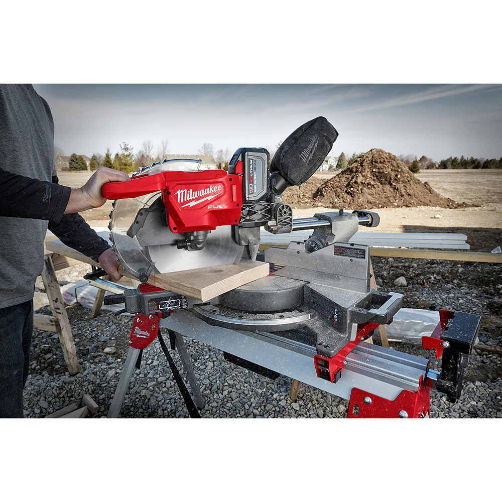 Milwaukee M18 FUEL Cordless 12" Dual Bevel Sliding Compound Miter Saw - Tool Only - Image 11