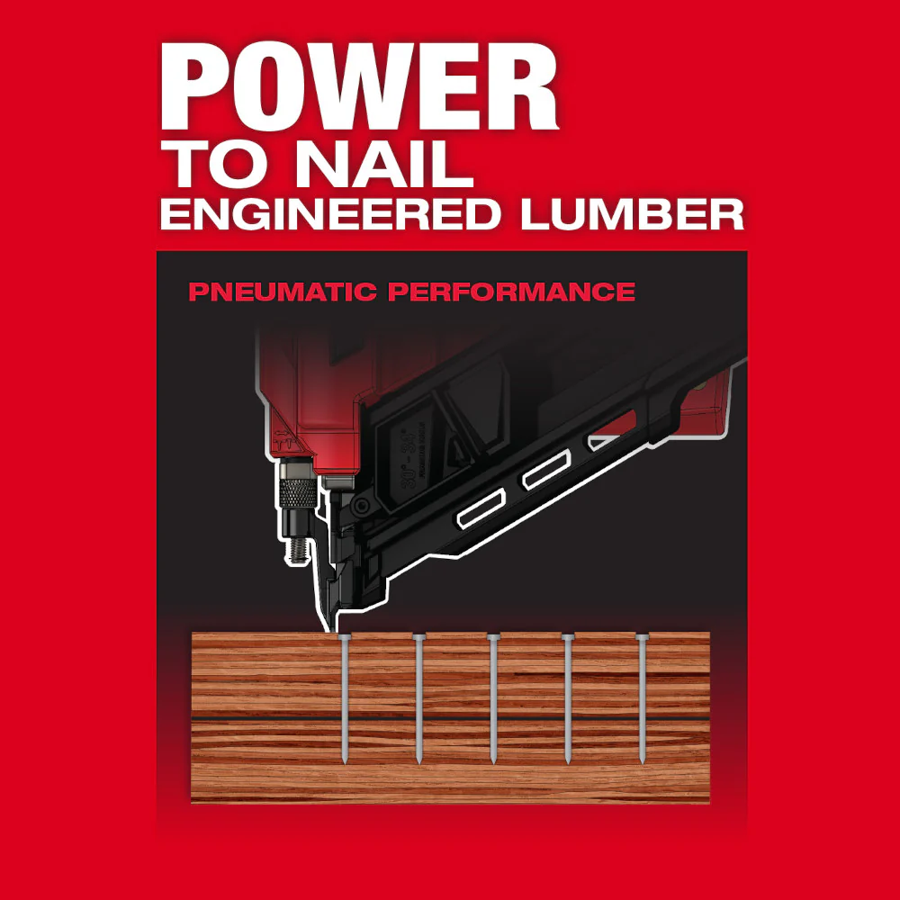 Milwaukee M18 FUEL Cordless 30 Degree Framing Nailer Kit - Image 5