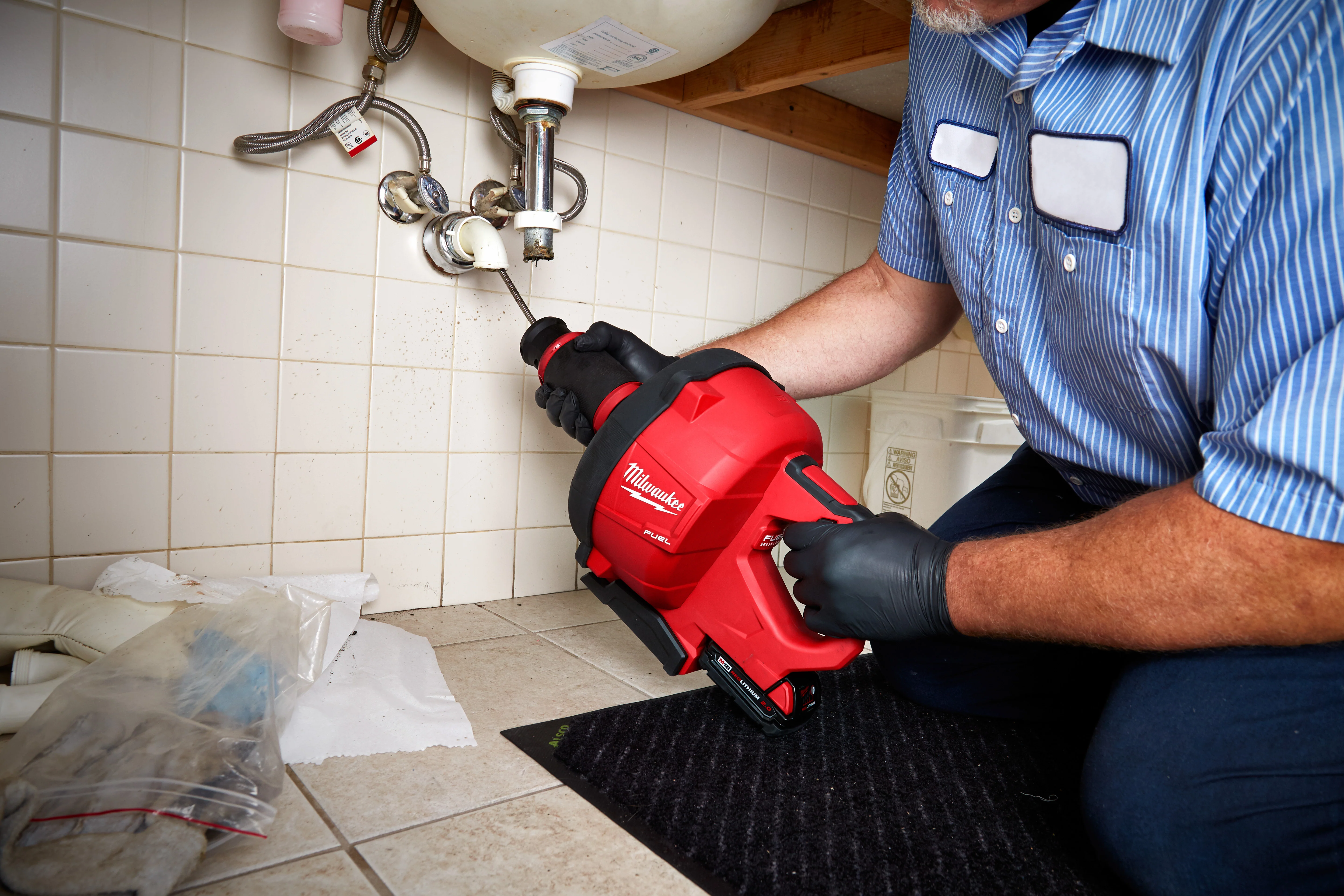 Milwaukee M18 FUEL Cordless Drain Snake with Cable-Drive Kit-A - Image 9