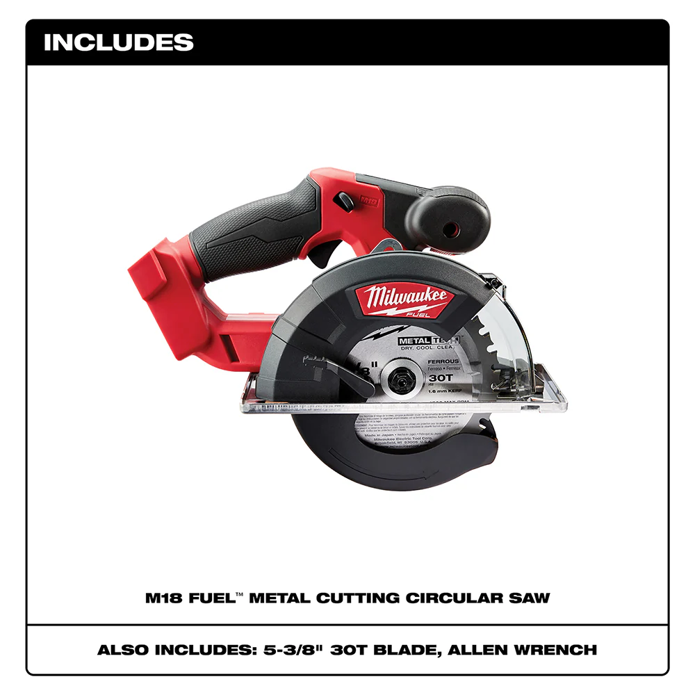 Milwaukee M18 FUEL™ 5-3/8" Metal Circular Saw - Image 2