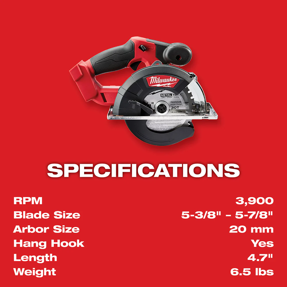 Milwaukee M18 FUEL™ 5-3/8" Metal Circular Saw - Image 8