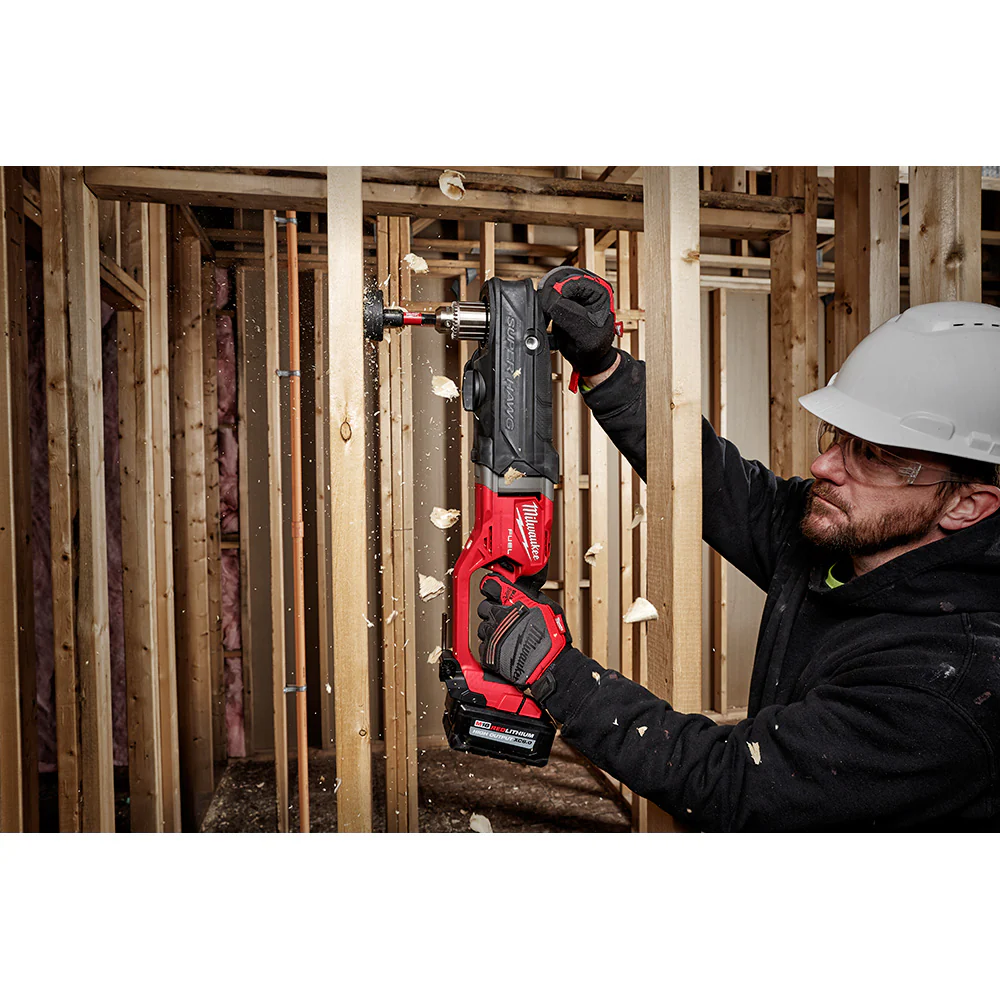 Milwaukee M18 FUEL Cordless Super Hawg 1/2" Right Angle Drill Kit - Image 3