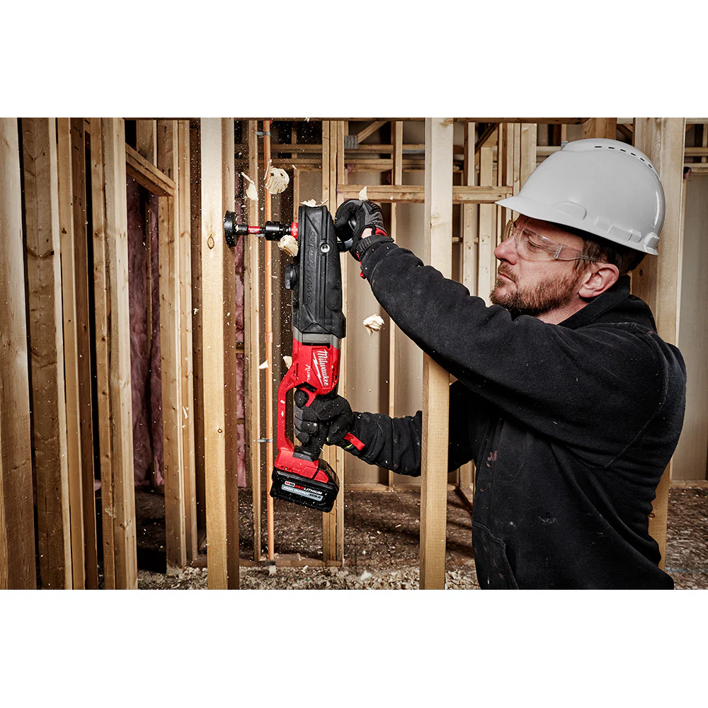 Milwaukee M18 FUEL Cordless Super Hawg Right Angle Drill with QUIK-LOK - Tool Only - Image 5