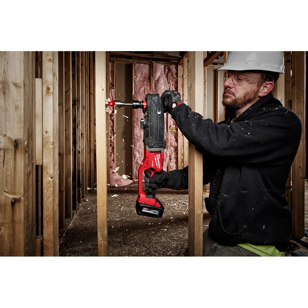 Milwaukee M18 FUEL Cordless Super Hawg Right Angle Drill with QUIK-LOK - Tool Only - Image 6