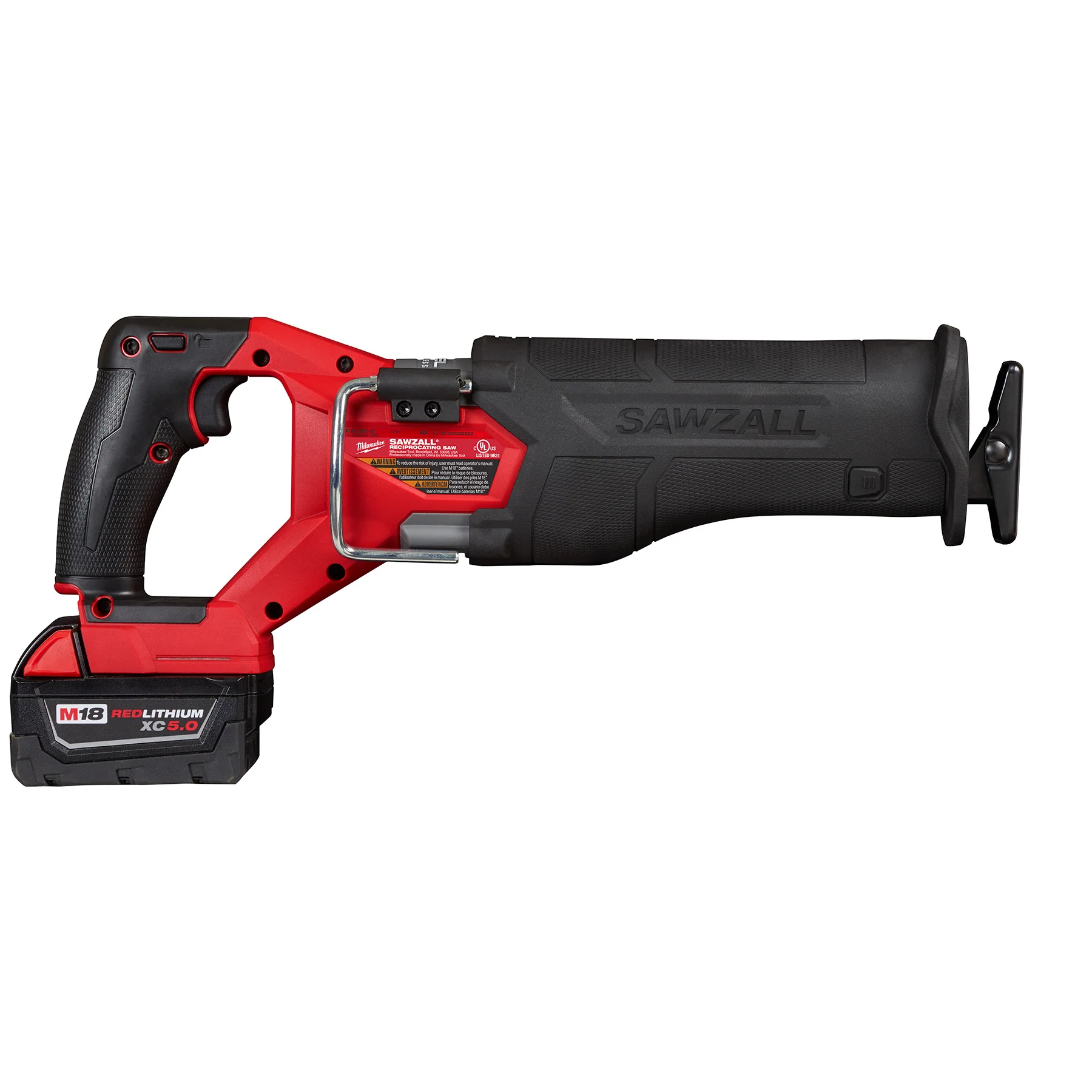 Milwaukee M18 FUEL Cordless SAWZALL Reciprocating Saw 2 Battery Kit - Image 4
