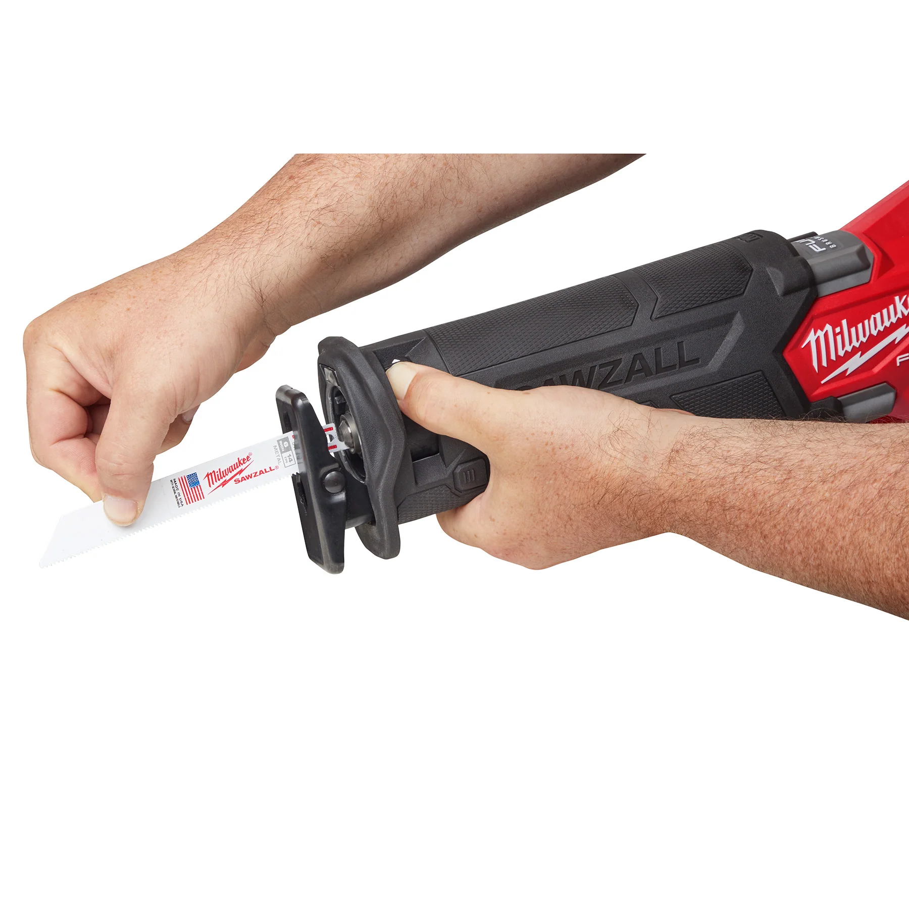 Milwaukee M18 FUEL Cordless SAWZALL Reciprocating Saw 2 Battery Kit - Image 7