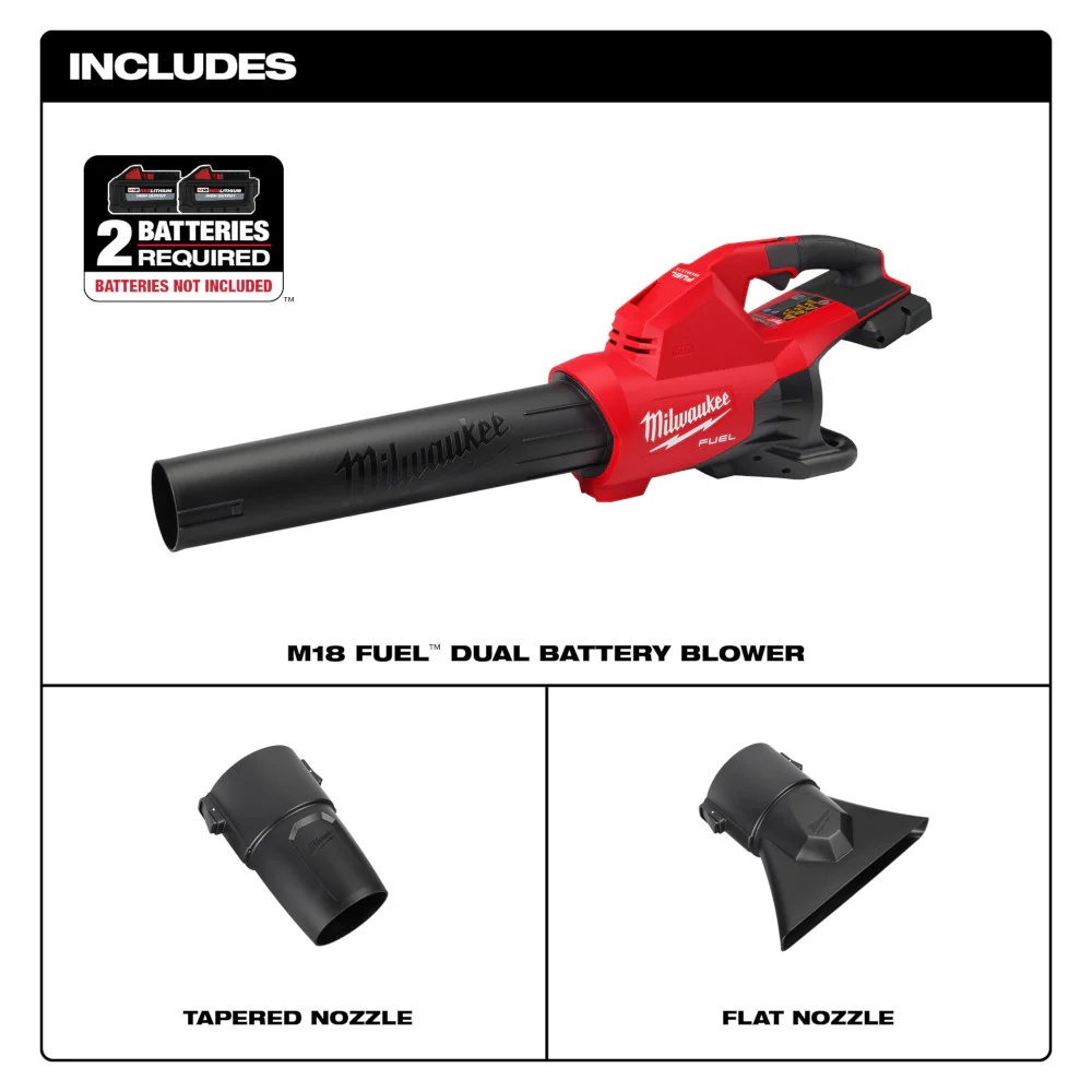 Milwaukee M18 FUEL Cordless Dual Battery Blower - Tool Only - Image 3