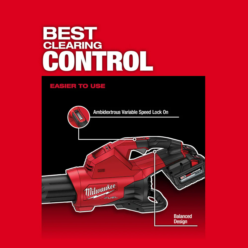 Milwaukee M18 FUEL Cordless Dual Battery Blower - Tool Only - Image 7