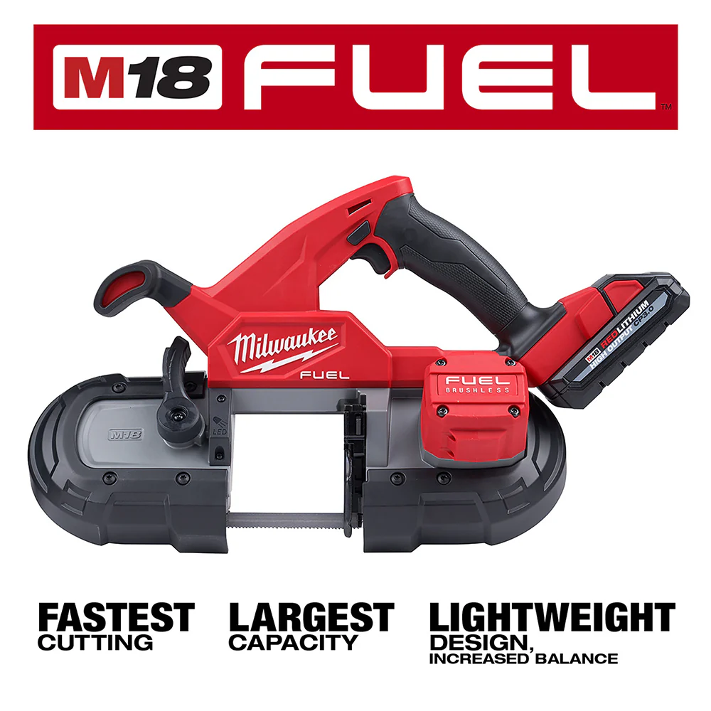 Milwaukee M18 FUEL Cordless Compact Band Saw Kit - Image 3