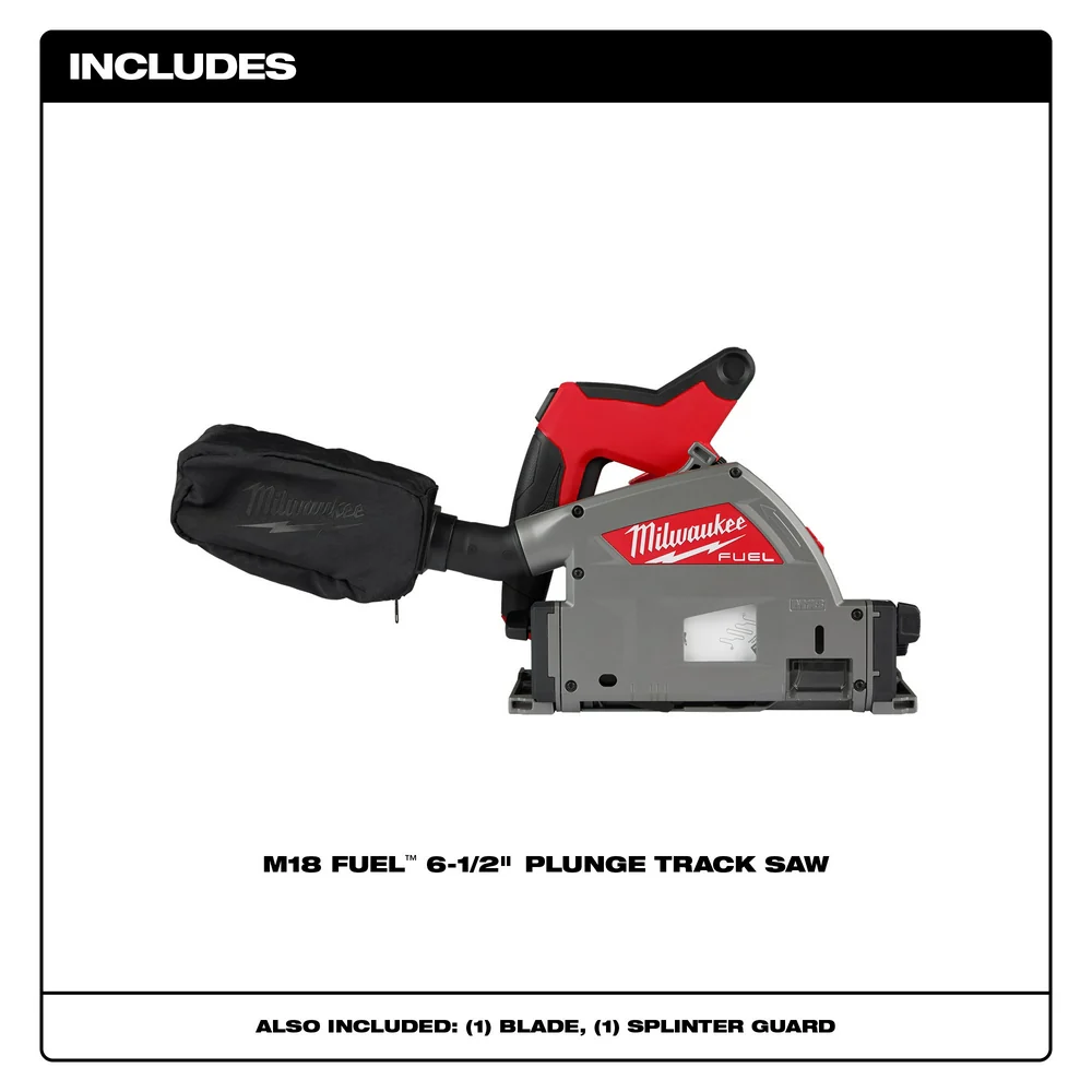Milwaukee M18 FUEL 6-1/2” Plunge Track Saw - Tool Only - Image 2