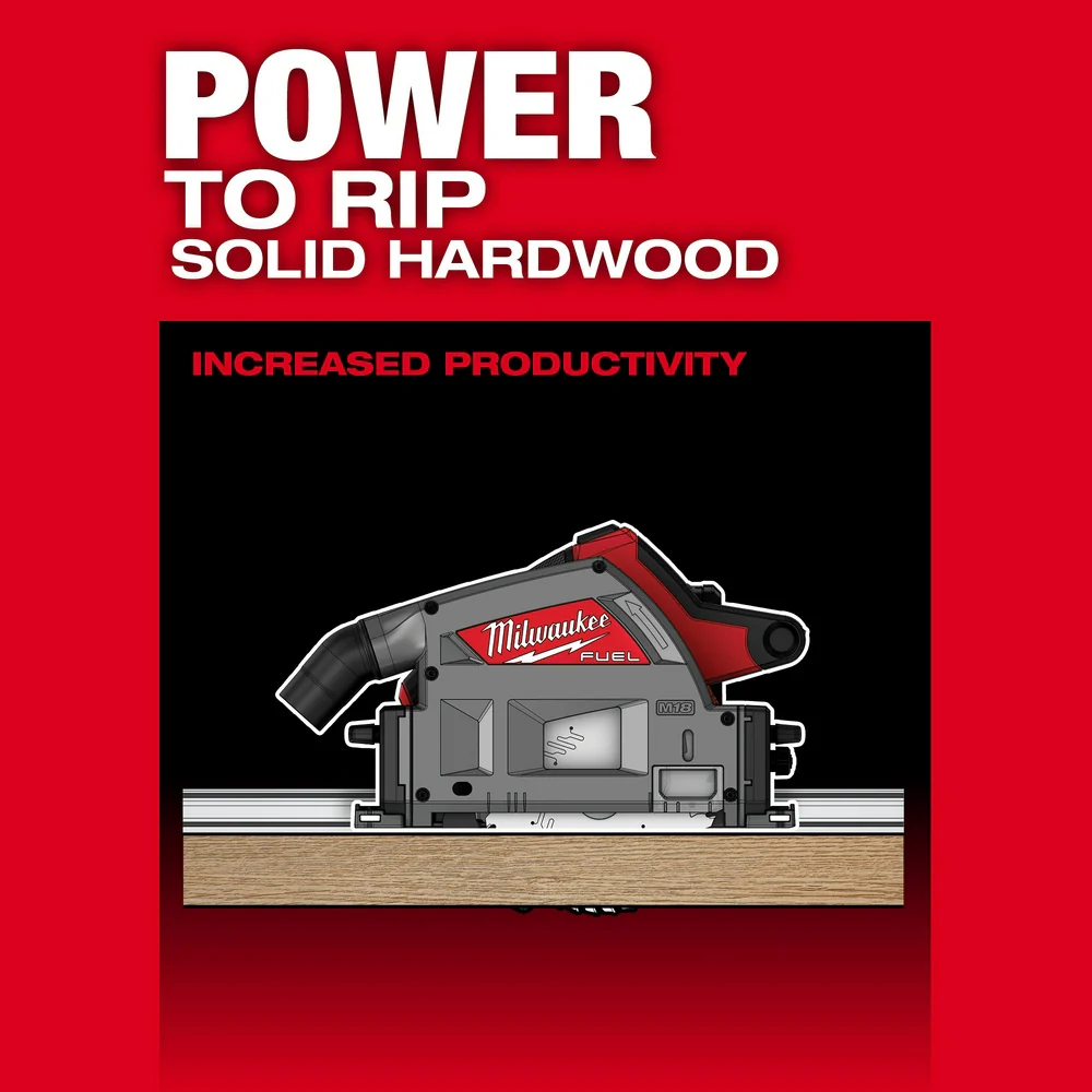 Milwaukee M18 FUEL 6-1/2" Plunge Track Saw Kit - Image 4