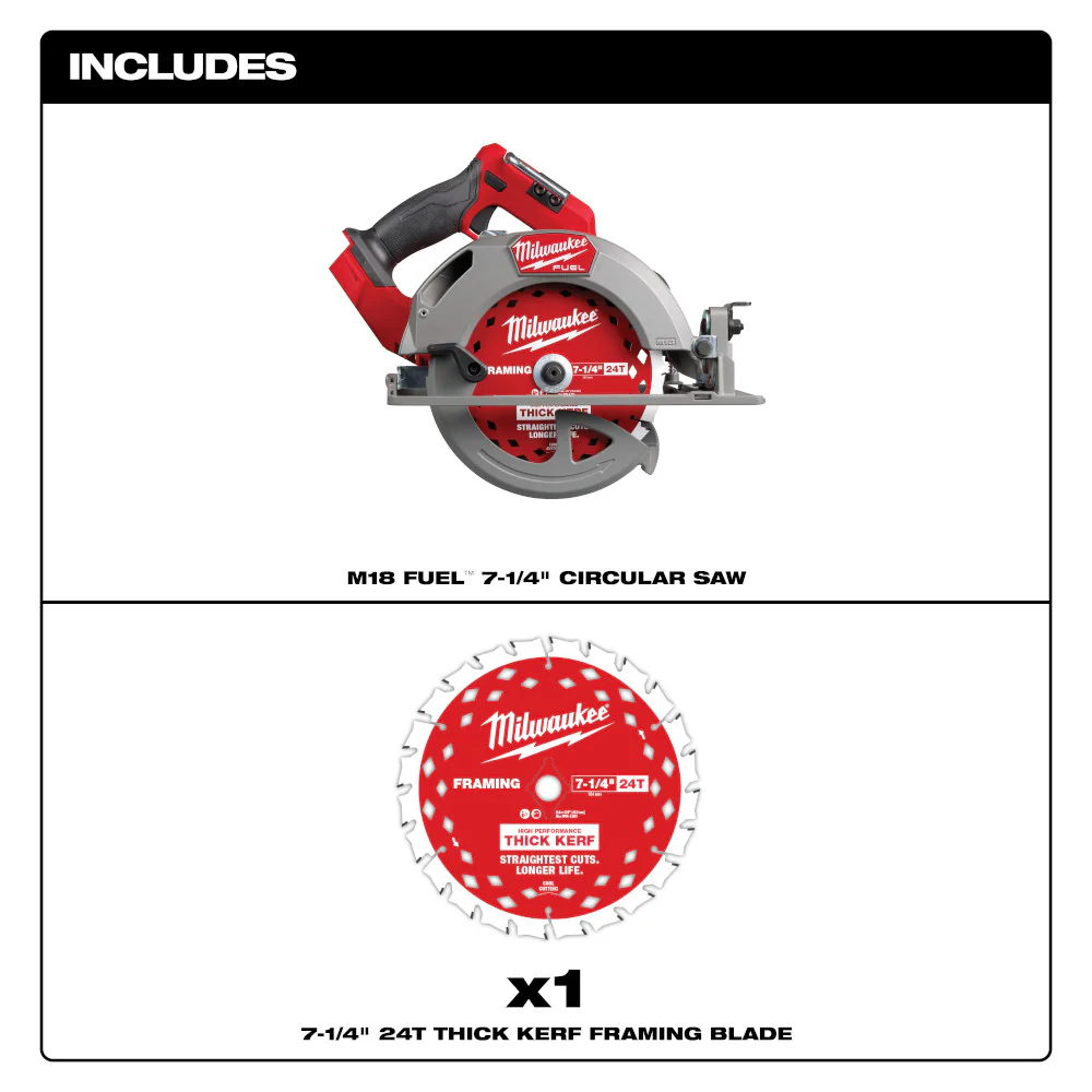 Milwaukee 2834-20 M18 FUEL™ 7-1/4” Circular Saw - Tool Only - Image 3