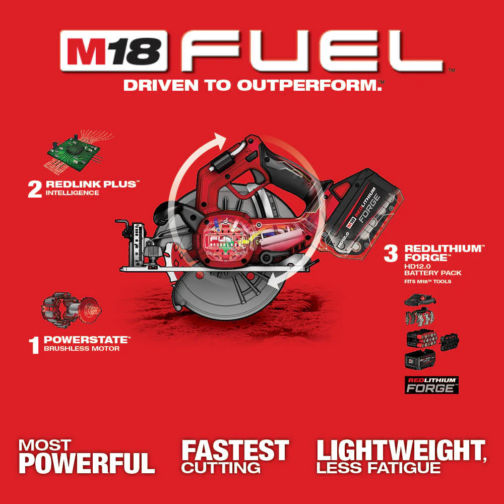 Milwaukee 2834-20 M18 FUEL™ 7-1/4” Circular Saw - Tool Only - Image 8