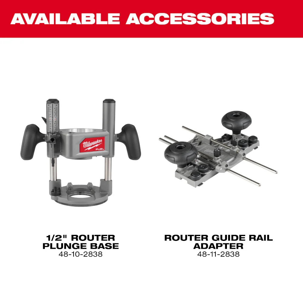 Milwaukee M18 FUEL 1/2" Router - Tool only - Image 12