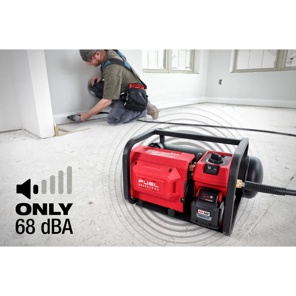 Milwaukee M18 FUEL Cordless 2 Gallon Compact Quiet Compressor - Tool Only - Image 7