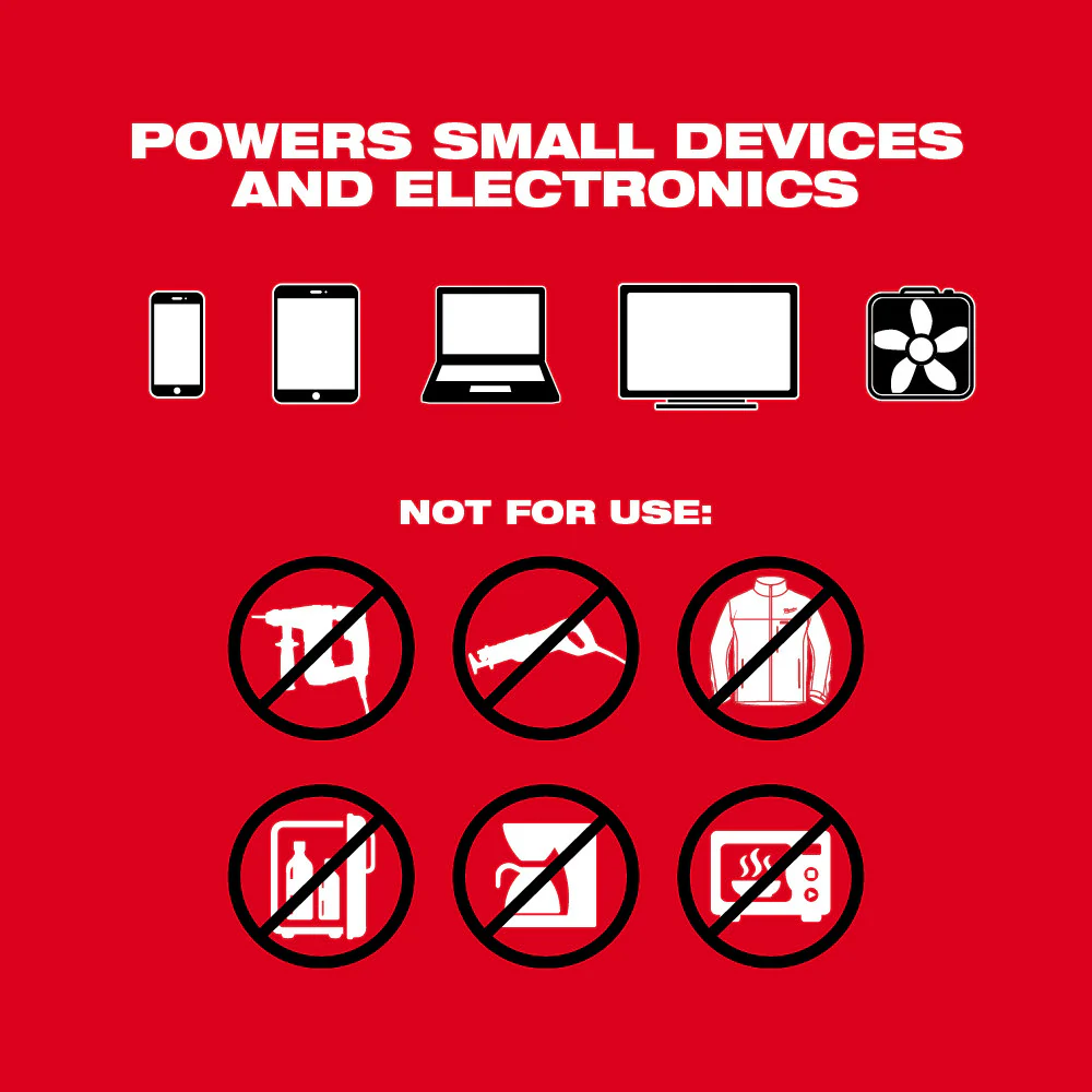Milwaukee M18 Cordless TOP-OFF 175W Power Supply - Tool Only - Image 11