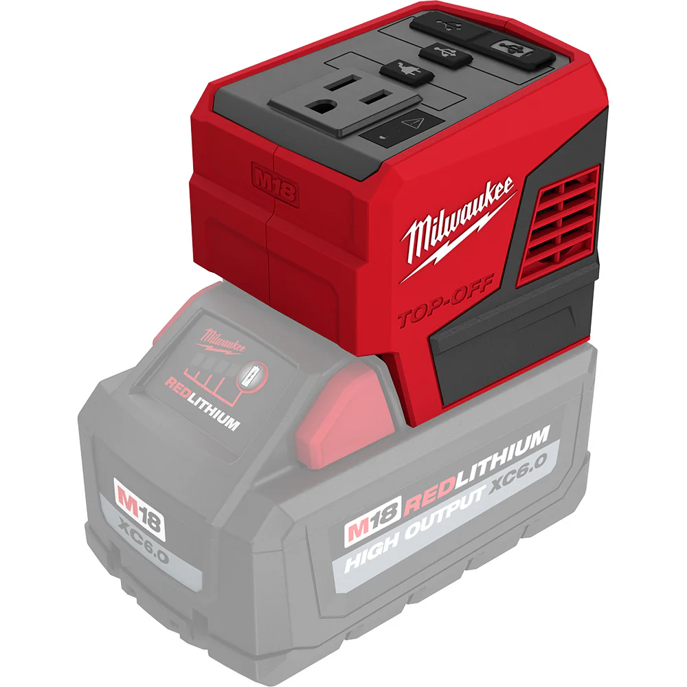 Milwaukee M18 Cordless TOP-OFF 175W Power Supply - Tool Only - Image 13