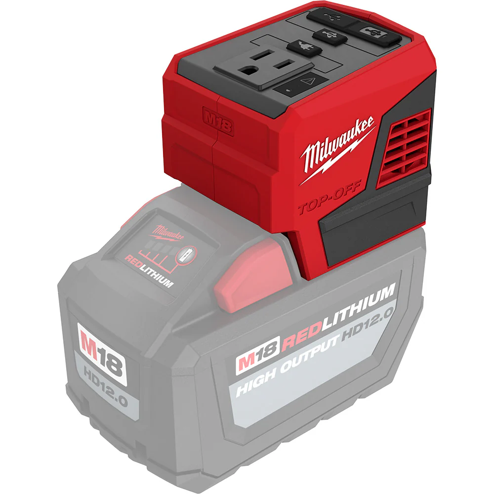Milwaukee M18 Cordless TOP-OFF 175W Power Supply - Tool Only - Image 16