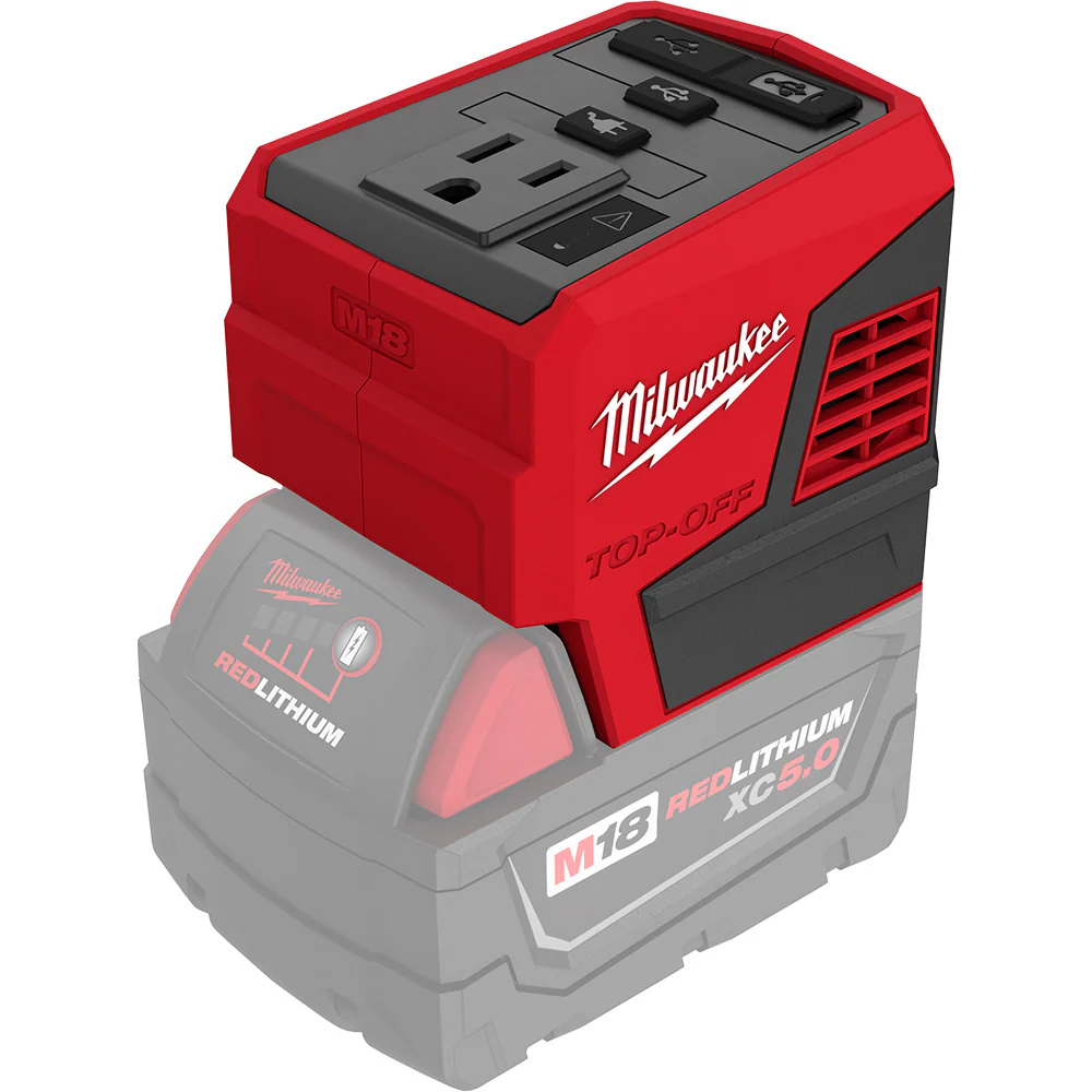 Milwaukee M18 Cordless TOP-OFF 175W Power Supply - Tool Only - Image 17
