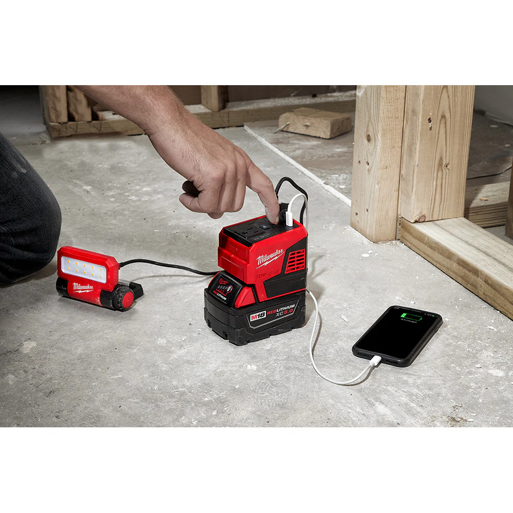 Milwaukee M18 Cordless TOP-OFF 175W Power Supply - Tool Only - Image 20