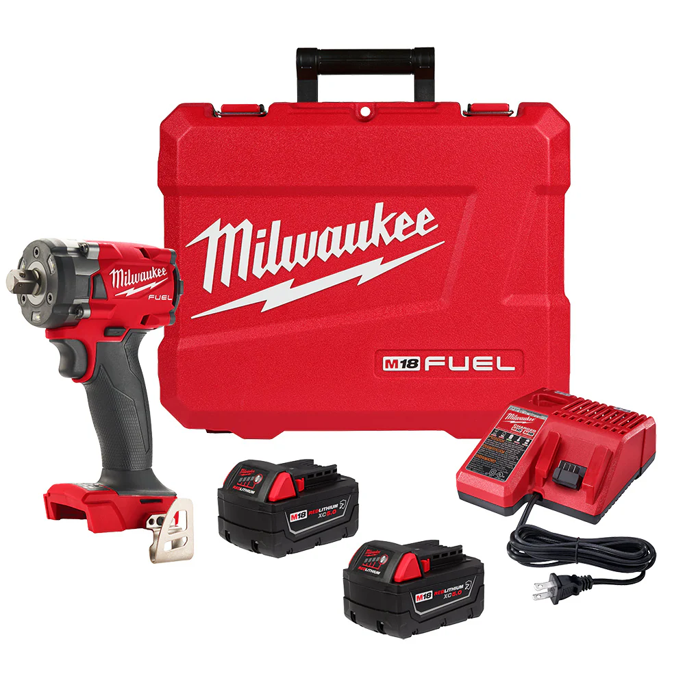 Milwaukee M18 FUEL™ 1/2" Compact Impact Wrench Kit w/ Pin Detent - Image 15