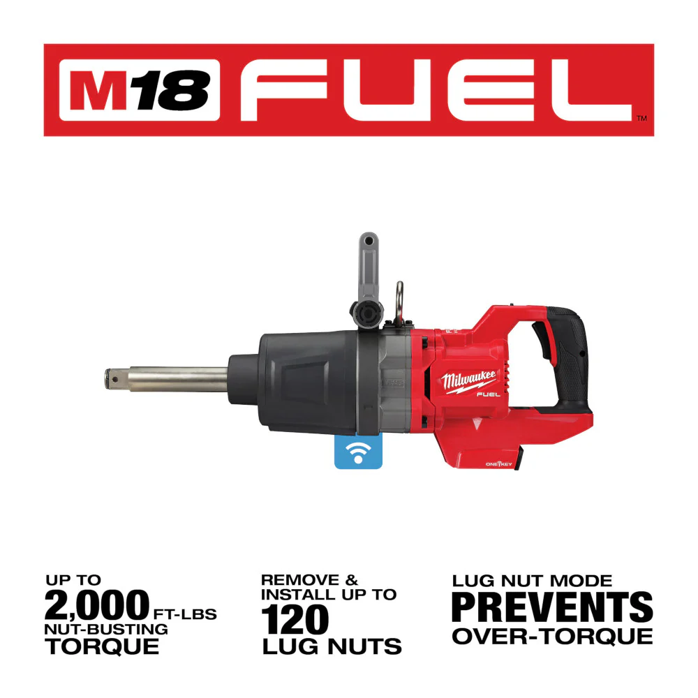 Milwaukee M18 FUEL™ 1" D-Handle Ext Anvil High Torque Impact Wrench w/ ONE-KEY™ - Image 2