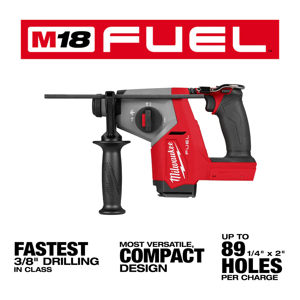 Milwaukee M18 FUEL 5/8" SDS+ Rotary Hammer - Image 2