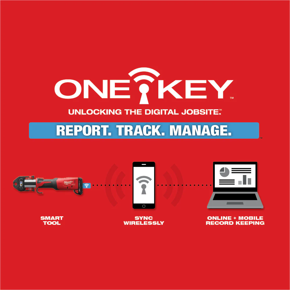 Milwaukee M18⢠FORCE LOGIC⢠ONE-KEY⢠Press Tool w/ 1/2"-2" CTS Jaws - Image 9